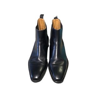 Black Magnanni shoes size 10.5 M